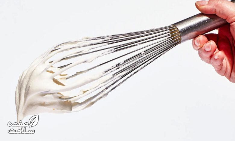 راحت ترین روش فرم دادن خامه